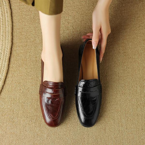 Exquisite Handcrafted Leather Women's Shoes: Luxury, Elegance, and Quality(Edsl2579)