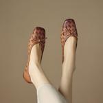 Luxury Handcrafted Genuine Leather Women's Shoes: Elegant Craftsmanship(Edsl2631)