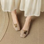 Handcrafted Luxury Leather Women's Shoes(Edsl2632)