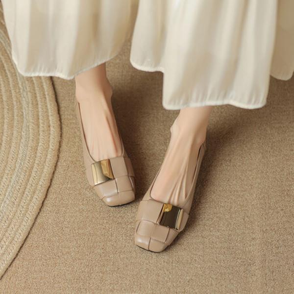 Handcrafted Luxury Leather Women's Shoes(Edsl2632)