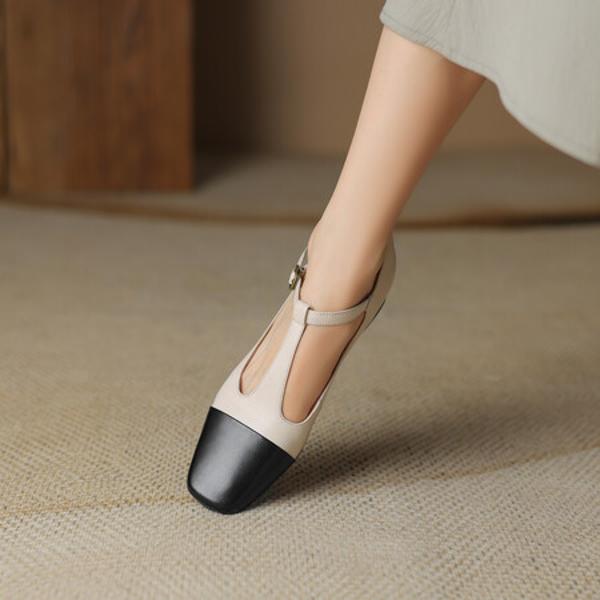 Handcrafted Luxury Leather Women’s Shoes: Elegance in Every Detail(Edsl2621)