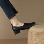 Crafted Luxury: Elegant Handmade Leather Women’s Shoes(Edsl1月-35)