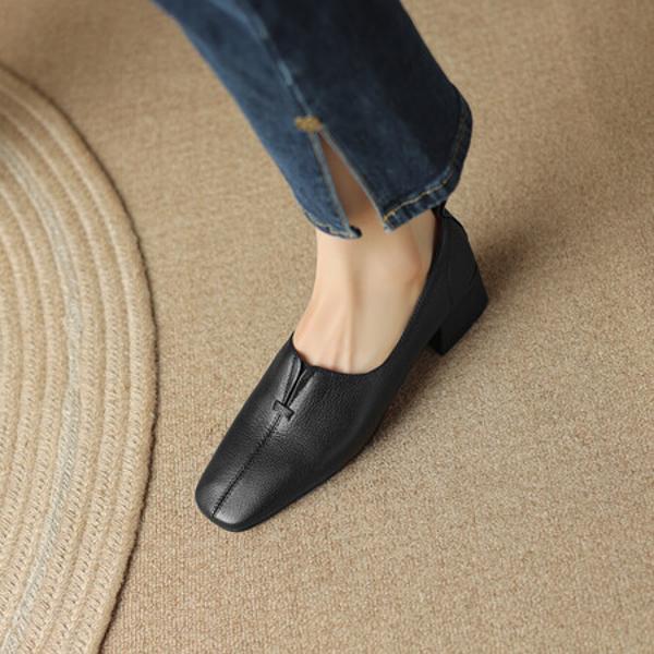 Crafted Luxury: Elegant Handmade Leather Women’s Shoes(Edsl1月-35)