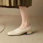 Crafted Luxury: Elegant Handmade Leather Women’s Shoes(Edsl1月-35)