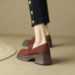 Exquisite Handcrafted Leather Women's Shoes: Elegance Meets Luxury Quality(Edsl2584)