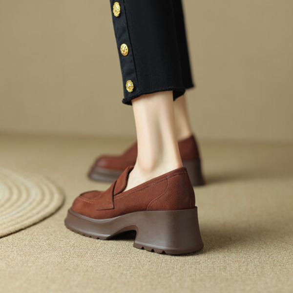 Exquisite Handcrafted Leather Women's Shoes: Elegance Meets Luxury Quality(Edsl2584)