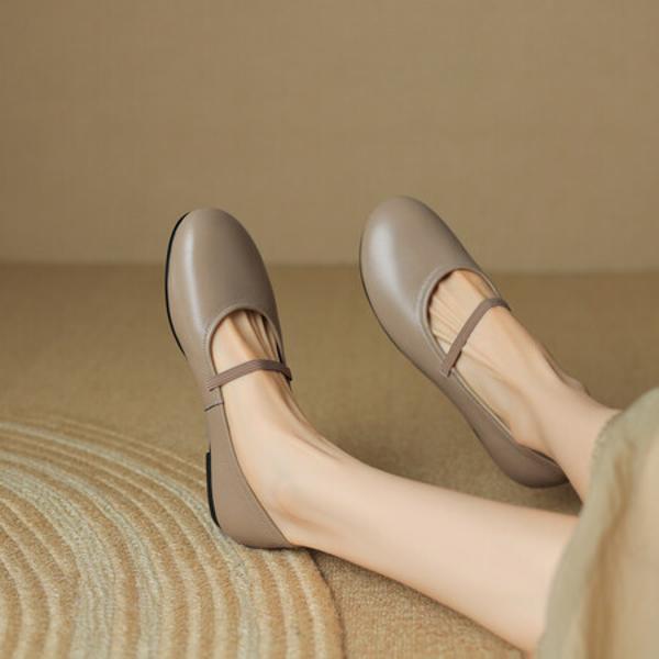 Exquisite Handmade Genuine Leather Women's Shoes(Edsl2626)