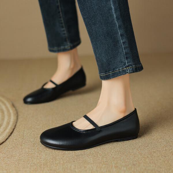 Exquisite Handmade Genuine Leather Women's Shoes(Edsl2626)