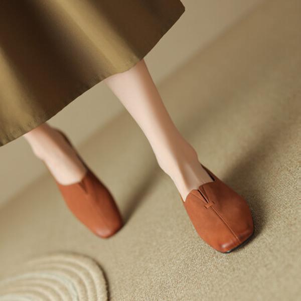 Handcrafted Luxurious Genuine Leather Women’s Shoes - Elegance Redefined(Edsl2月-55)