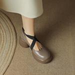 Handcrafted Leather Women's Shoes: Exquisite Quality & Elegance(Edsl2650)