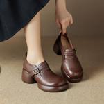 Handcrafted Leather Women's Shoes: Luxurious Elegance and Superior Craftsmanship(Edsl2651)
