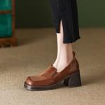 Handcrafted Luxury Genuine Leather Women's Shoes(Edsl2356)