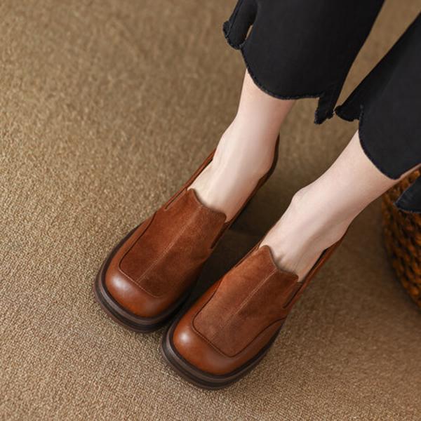 Handcrafted Luxury Genuine Leather Women's Shoes(Edsl2356)