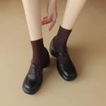 Luxury Handmade Leather Women's Shoes: Elegance in Every Stitch(Edsl2742)