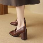 Handcrafted Luxury Leather Women's Shoes - Elegance Redefined(Edsl2747)