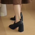 Crafted Luxury Leather Women's Shoes: Elegance in Every Stitch(Edsl2750)