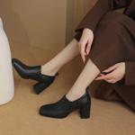 Crafted Luxury Leather Women's Shoes: Elegance in Every Stitch(Edsl2750)