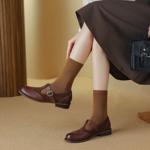 Handcrafted Luxury Leather Women's Shoes: Elegance in Every Stitch(Edsl2734)