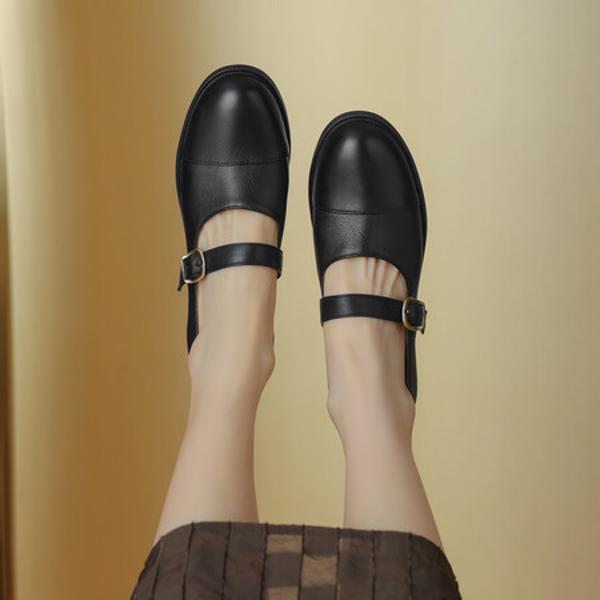 Exquisite Handmade Leather Women's Shoes: Luxurious Elegance(Edsl2736)