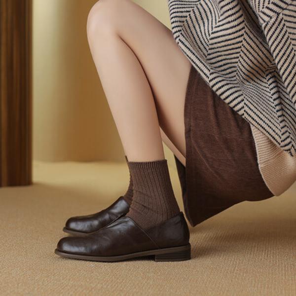 Elegantly Crafted Luxury Leather Handmade Women's Shoes(Edsl2739)