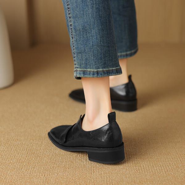 Handcrafted Luxury Leather Women's Shoes – Elegant Craftsmanship Awaits(Edsl2758)