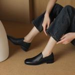 Handcrafted Luxury Leather Women's Shoes: Elegance in Every Stitch(Edsl2761)