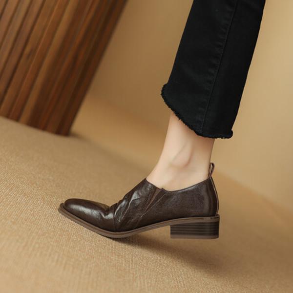 Exquisite Handcrafted Leather Women's Shoes: Luxurious Elegance(Edsl2760)