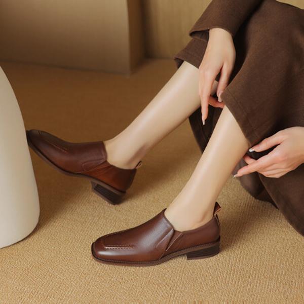 Exquisite Handcrafted Leather Women's Shoes: Elevate Your Elegance and Luxury(Edsl2762)