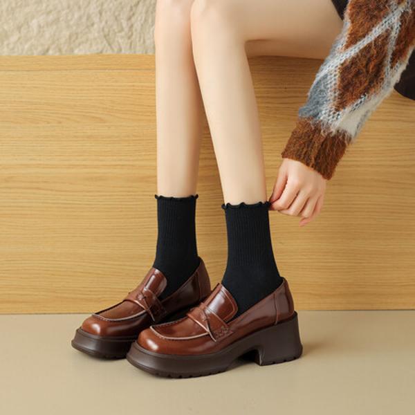 Exquisite Handcrafted Leather Women’s Shoes: Luxurious Elegance(Edsl2785)