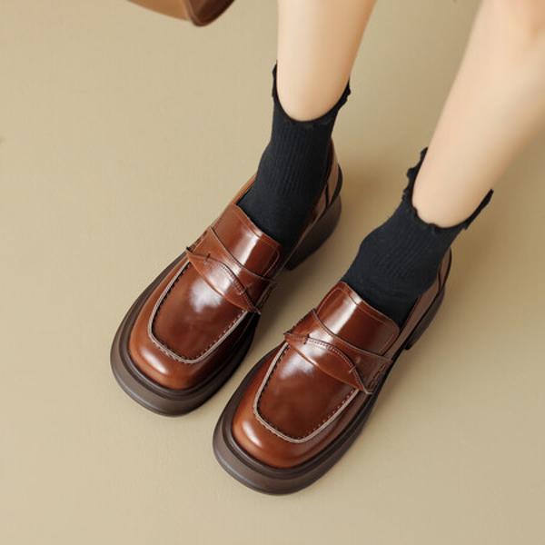 Exquisite Handcrafted Leather Women’s Shoes: Luxurious Elegance(Edsl2785)