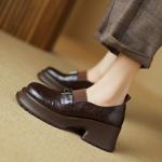 Handcrafted Luxury Leather Women's Shoes(Edsl2777)