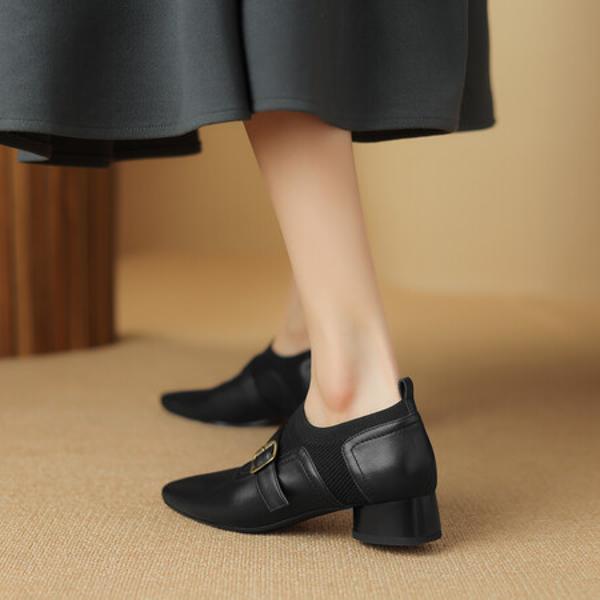 Exquisite Handcrafted Leather Women's Shoes: Luxury, Elegance, and Quality Craftsmanship(Edsl2766)