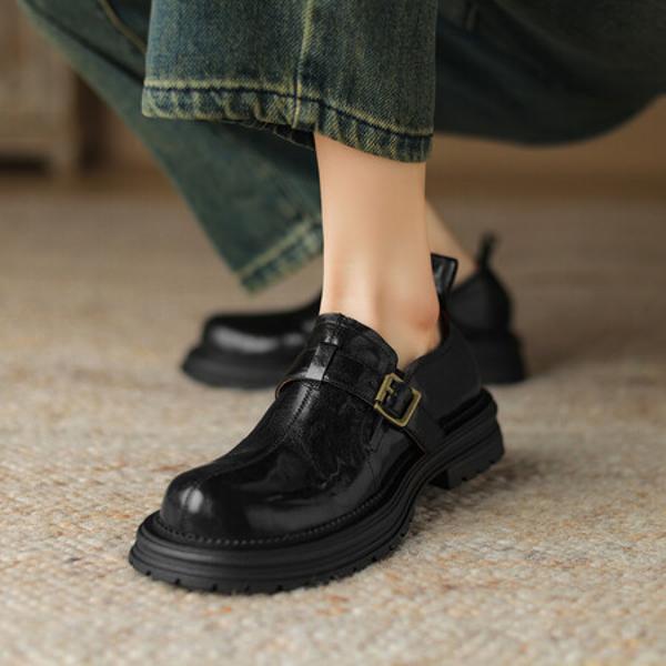 Handcrafted Luxury Leather Women's Shoes: Timeless Elegance & Quality(Edsl2810)