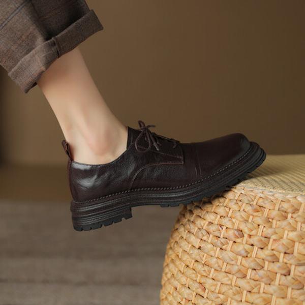 Handcrafted Leather Women's Shoes: Luxury & Elegance(Edsl2809)