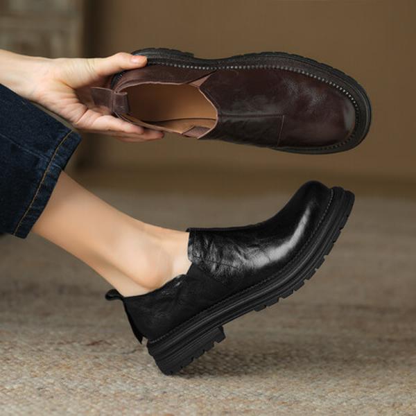 Handcrafted Luxury Genuine Leather Women's Shoes(Edsl2807)