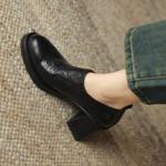 Exquisite Handmade Leather Women's Shoes: Luxury and Elegance(Edsl2789)