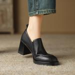 Luxury Handcrafted Genuine Leather Women’s Shoes with Exquisite Craftsmanship(Edsl2795)