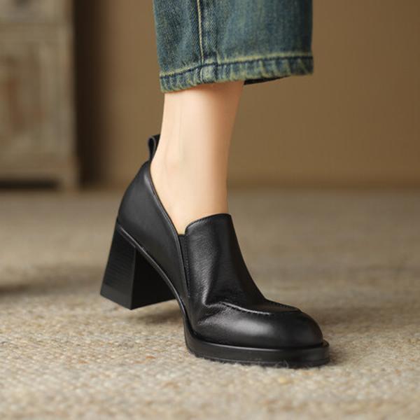 Luxury Handcrafted Genuine Leather Women’s Shoes with Exquisite Craftsmanship(Edsl2795)