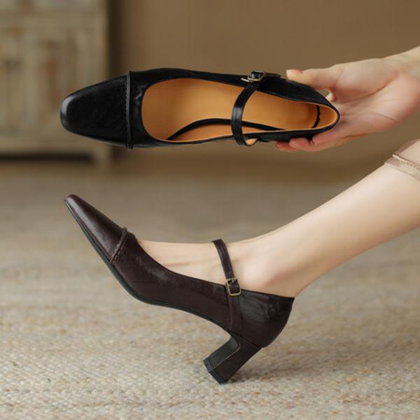 Elegant Handcrafted Leather Women's Shoes – Luxury and Quality.(Edsl2801)