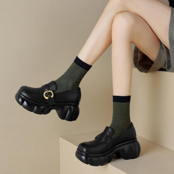 Elegant Handcrafted Genuine Leather Women's Shoes - Supreme Craftsmanship & Luxury(Edsl2798)