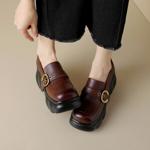 Elegant Handcrafted Genuine Leather Women's Shoes - Supreme Craftsmanship & Luxury(Edsl2798)