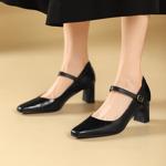 Handcrafted Leather Women's Shoes: Elegance and Luxury Redefined(Edsl2812)