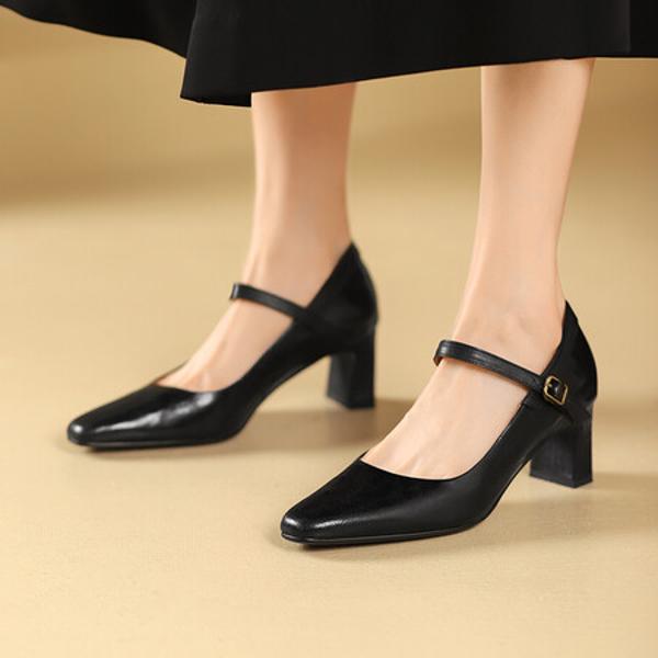 Handcrafted Leather Women's Shoes: Elegance and Luxury Redefined(Edsl2812)