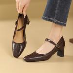 Handcrafted Genuine Leather Women's Shoes: Luxurious Elegance in Every Stitch(Edsl2800)
