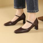Handcrafted Genuine Leather Women's Shoes: Luxurious Elegance in Every Stitch(Edsl2800)