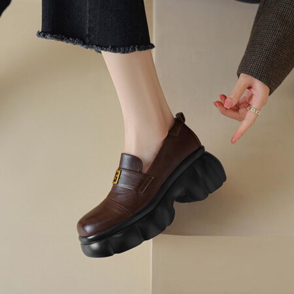 Handcrafted Genuine Leather Women's Shoes: Elegance, Quality, and Luxury(Edsl2794)