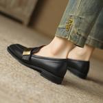 Handcrafted Leather Women's Shoes: Luxe Elegance(Edsl2788)