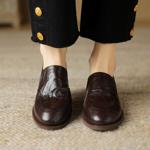 Handcrafted Luxury Leather Women's Shoes: Elegance in Every Stitch(Edsl2799)