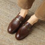 Luxury Handcrafted Leather Women's Shoes - Elegance Redefined(Edsl2786)