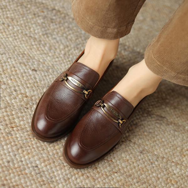 Luxury Handcrafted Leather Women's Shoes - Elegance Redefined(Edsl2786)